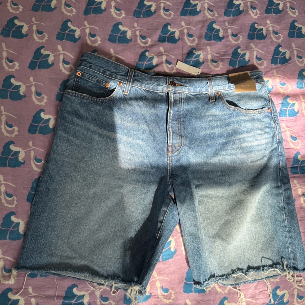 Madewell Blue Denim Classic Shorts